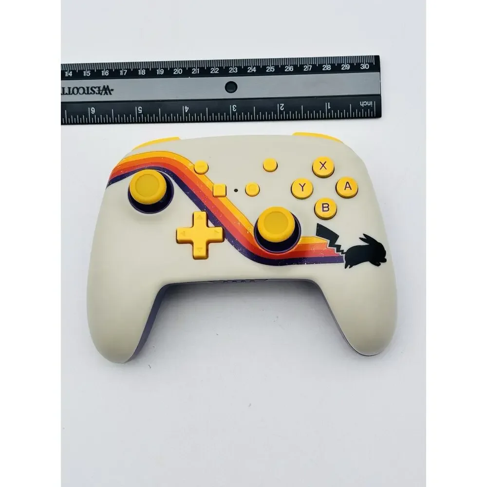 PowerA - Wireless Nintendo Switch Controller (Pokemon Pikachu Retro - White)